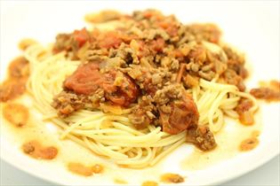 Spaghetti med hjemmelavet kødsovs