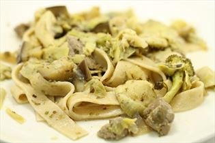 Italiensk kalvekødsfad med frisk pasta