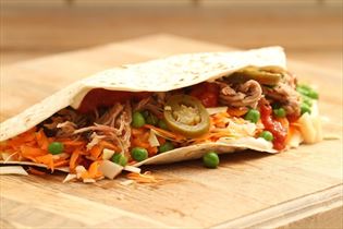 Pulled pork - mexican style (tortilla)